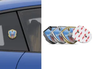 High End Car Logo Badges Sports Design Glossy